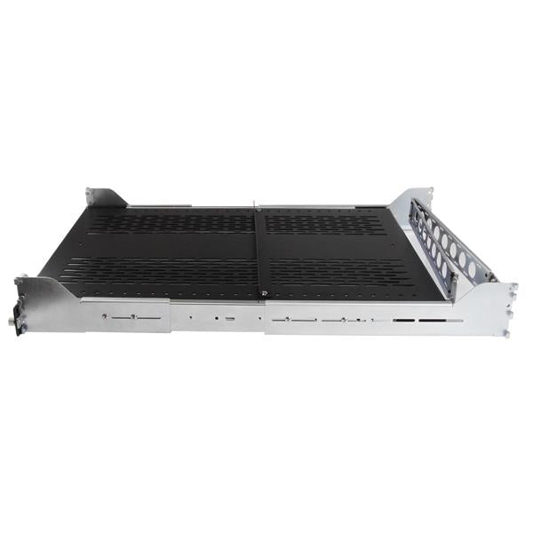 StarTech.com 2U Vented Sliding Rack Shelf Cable Mgmt - ONE CLICK SUPPLIES