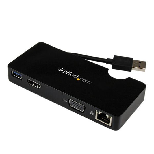 StarTech.com USB3 Laptop Mini Dock Station HDMI VGA - ONE CLICK SUPPLIES