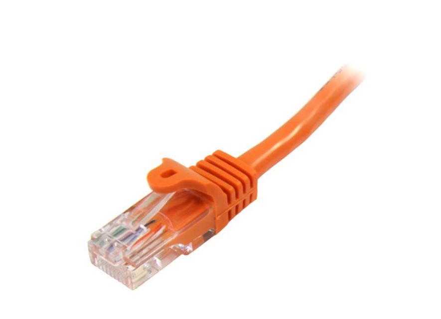 StarTech.com 2m Orange Cat5e Snagless RJ45 Cable - ONE CLICK SUPPLIES