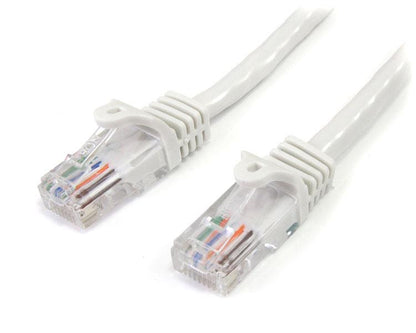 StarTech.com 2m White Cat5e Patch Cable - ONE CLICK SUPPLIES