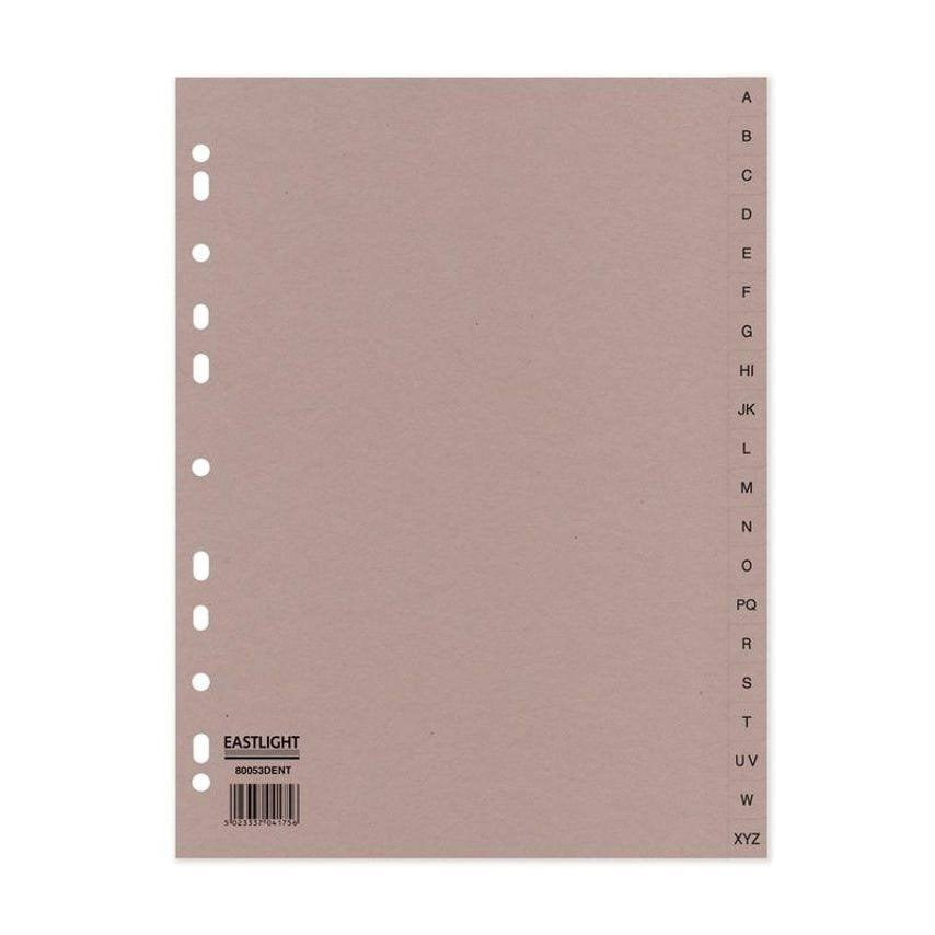 ValueX Index A-Z A4 Card Buff - 80053DENT - ONE CLICK SUPPLIES