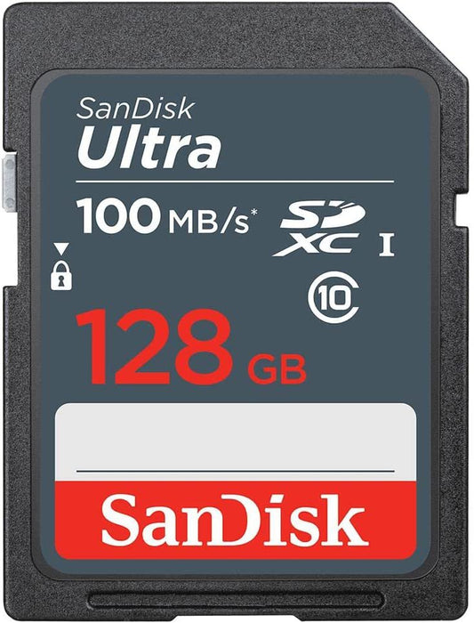 SanDisk 128GB Ultra Class 10 SDXC Memory Card - ONE CLICK SUPPLIES