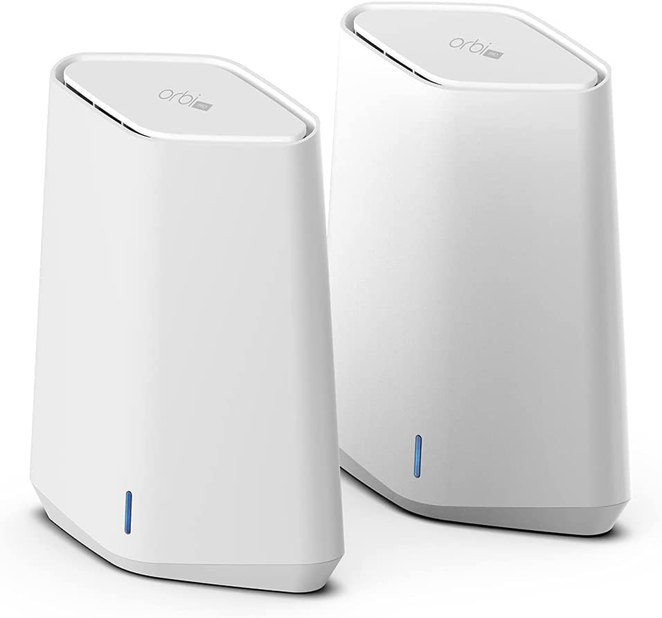 Netgear Orbi Pro WiFi 6 Mini AX1800 Mini Dual Band Mesh System Pack of 2 - ONE CLICK SUPPLIES