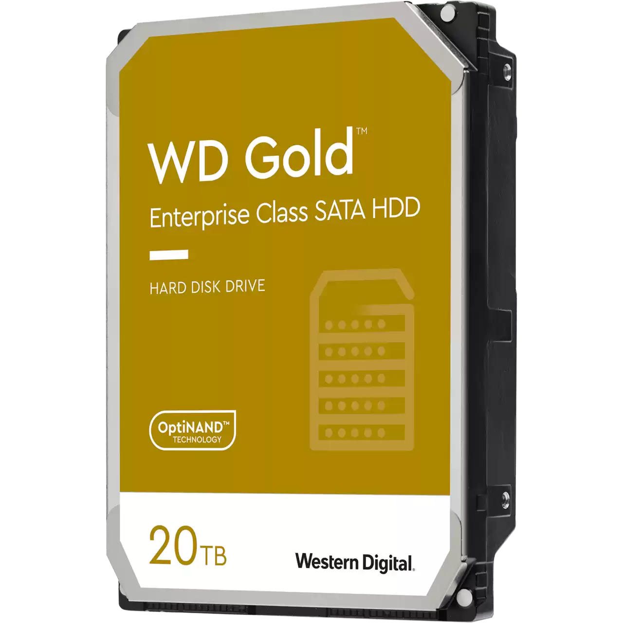 Western Digital Gold 20TB SATA 6Gbs 3.5 Inch 7200 RPM Internal Hard Disk Drive - ONE CLICK SUPPLIES