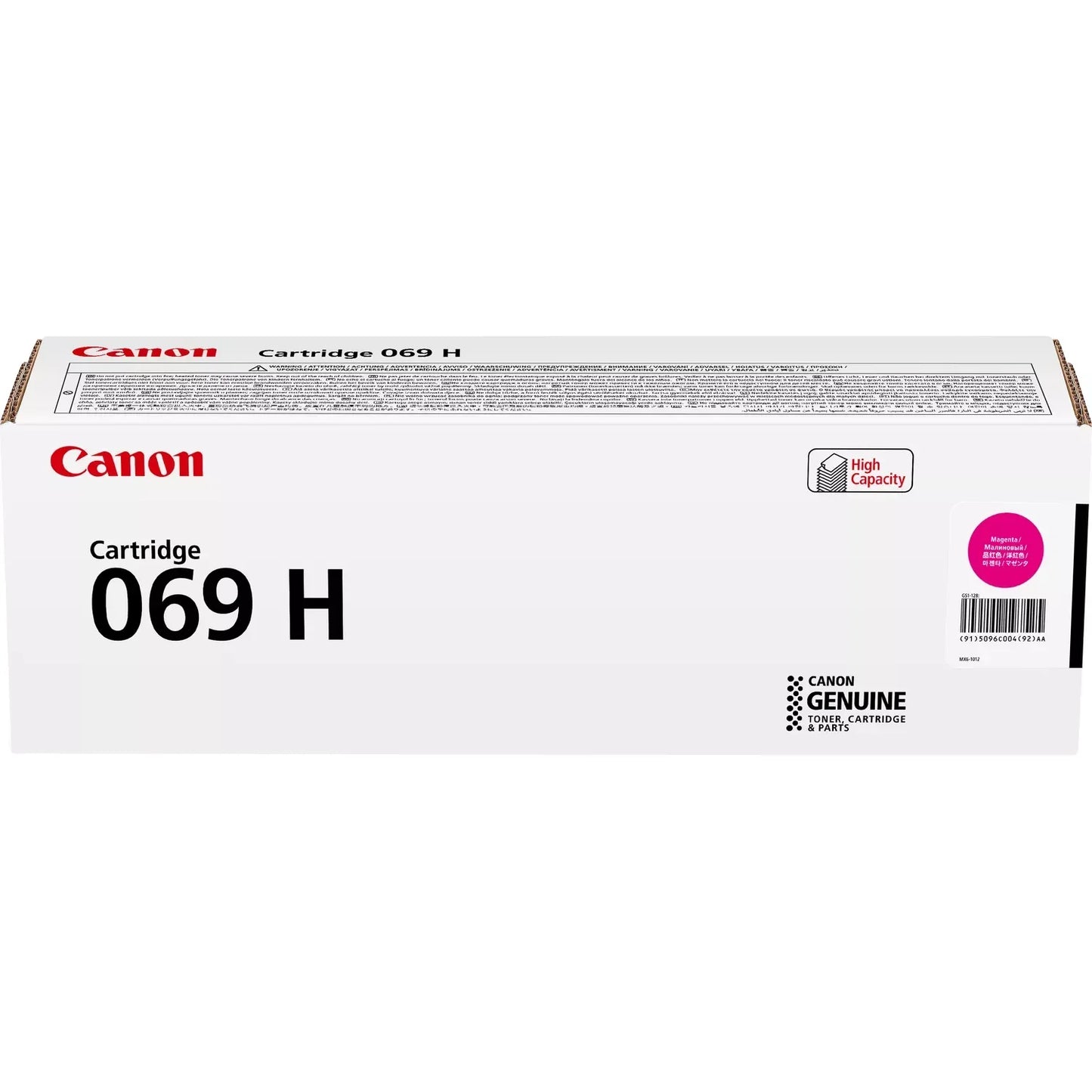 Canon 069H Magenta Toner Cartridge High Yield 5096C002 - ONE CLICK SUPPLIES