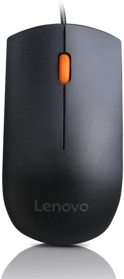 Lenovo 300 USB A Wired 1600 DPI Ambidextrous Mouse - ONE CLICK SUPPLIES