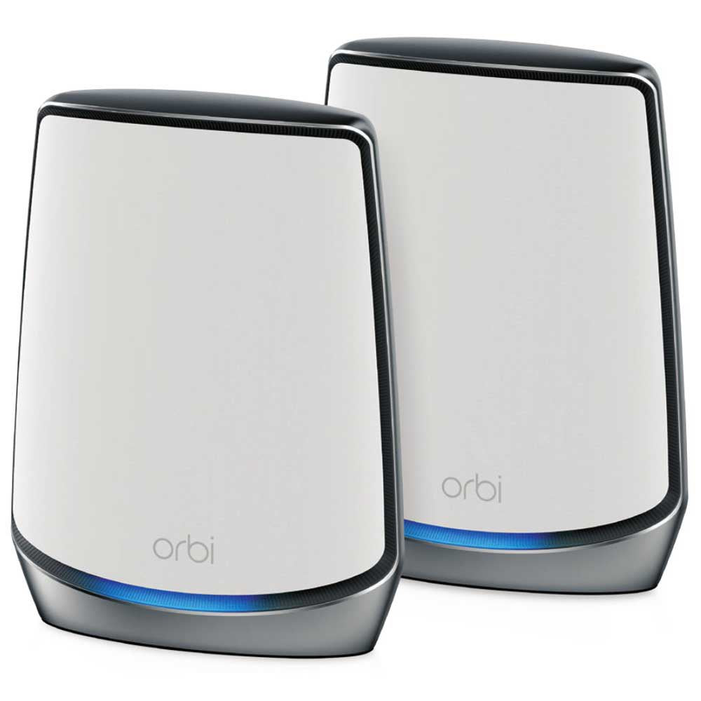 NETGEAR Orbi WiFi 6 Mesh System AX6000 RBK852 1 Router with 1 Satellite Extender - ONE CLICK SUPPLIES