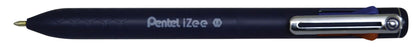 Pentel IZEE 4 Colour Ballpoint Pen Everyday 1.0mm Tip 0.5mm Line (Pack 12) BXC470-DC - ONE CLICK SUPPLIES