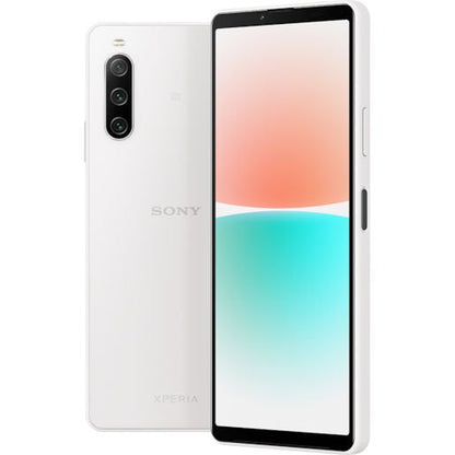 Sony Xperia 10 IV 6 Inch 5G Dual SIM Android 12 6GB RAM 128GB Storage 5000 mAh White Smartphone - ONE CLICK SUPPLIES