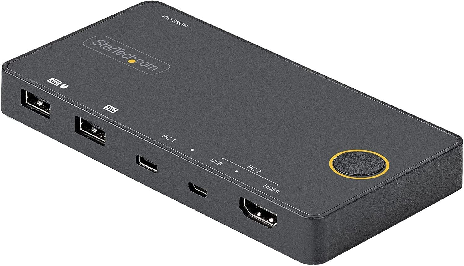 StarTech.com 2 Port Hybrid USB A HDMI USB C Single 4K 60Hz HDMI 2.0 KVM Switch - ONE CLICK SUPPLIES