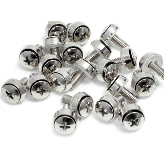 StarTech.com M6 x 12mm Mounting Screws 100 Pack - ONE CLICK SUPPLIES