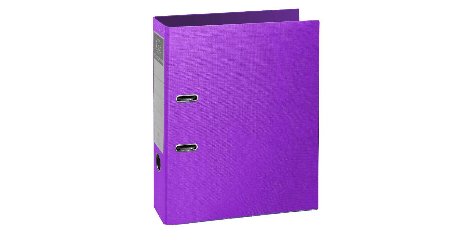 Teksto Lever Arch File Prem Touch A4 80mm Spine Purple 53657E - ONE CLICK SUPPLIES