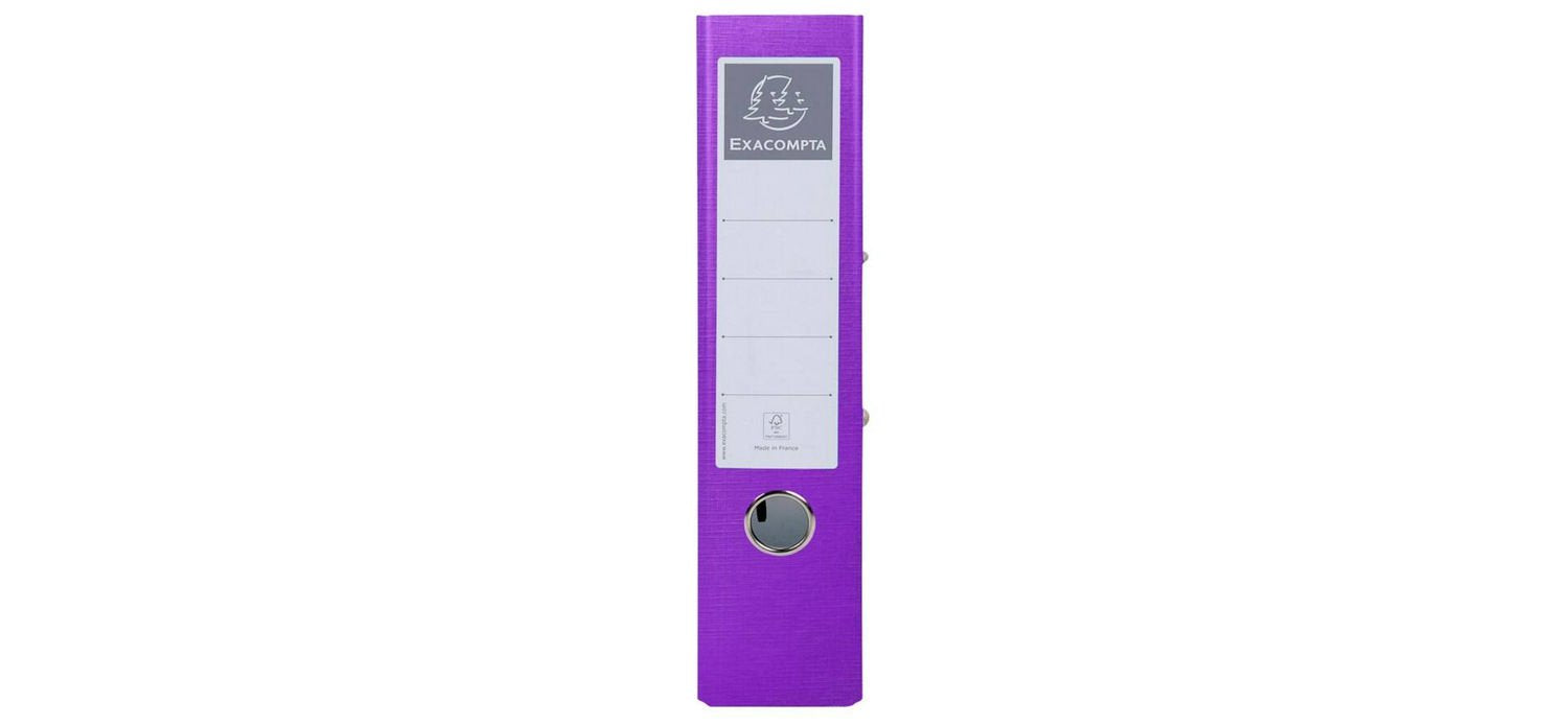 Teksto Lever Arch File Prem Touch A4 80mm Spine Purple 53657E - ONE CLICK SUPPLIES