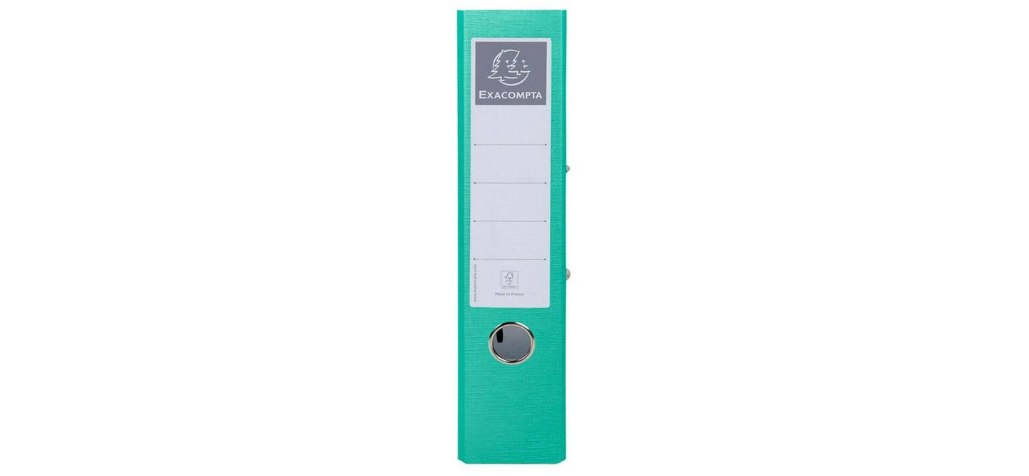 Teksto Lever Arch File Prem Touch A4 80mm Spine Green 53653E - ONE CLICK SUPPLIES