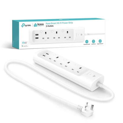 TP Link 3 Outlet Smart WiFi Power Strip with 2 USB Ports - ONE CLICK SUPPLIES