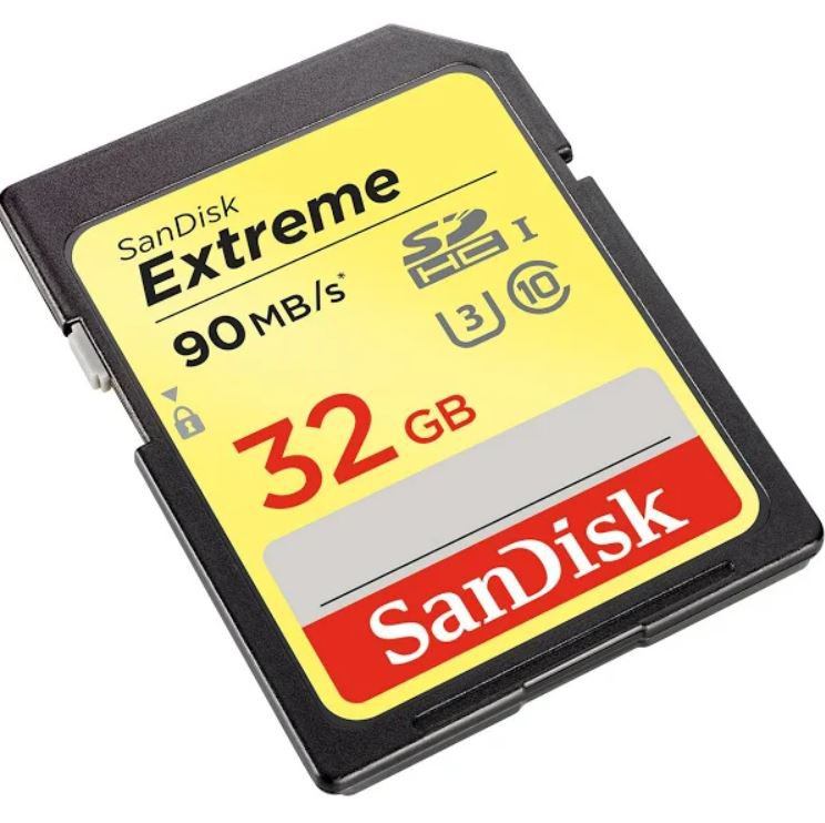 SanDisk Extreme 32B Class 10 SD Memory Card - ONE CLICK SUPPLIES