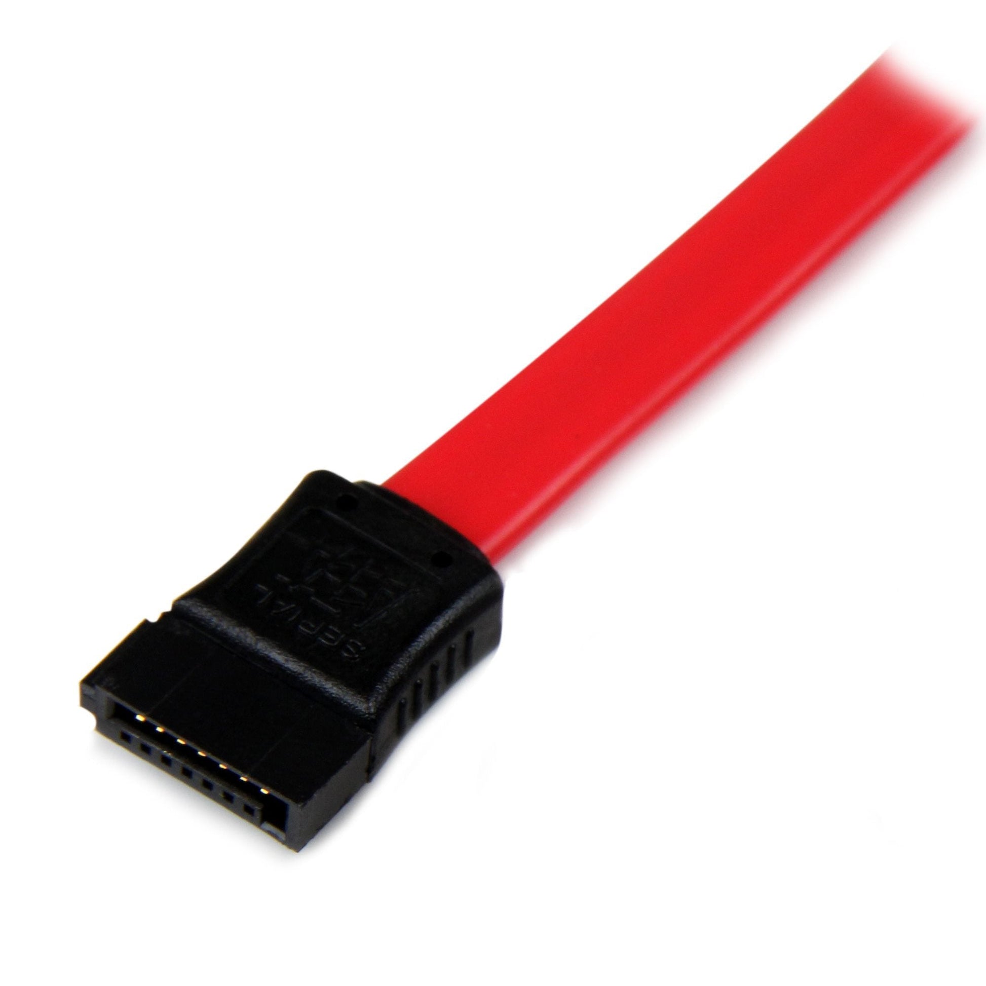 StarTech.com 18in SATA to Left Side Angle SATA Serial ATA Cable - ONE CLICK SUPPLIES