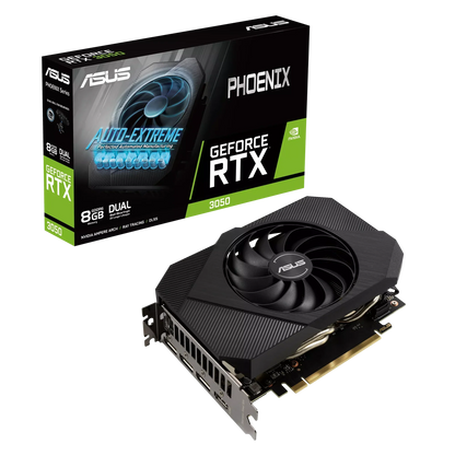 ASUS PHOENIX NVIDIA GeForce RTX 3050 8GB GDDR6 Graphics Card - ONE CLICK SUPPLIES