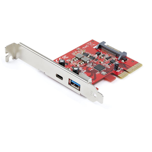 StarTech.com 2 Port 10Gbps USB A and USB C PCI Express Host Controller Card Adapter - ONE CLICK SUPPLIES