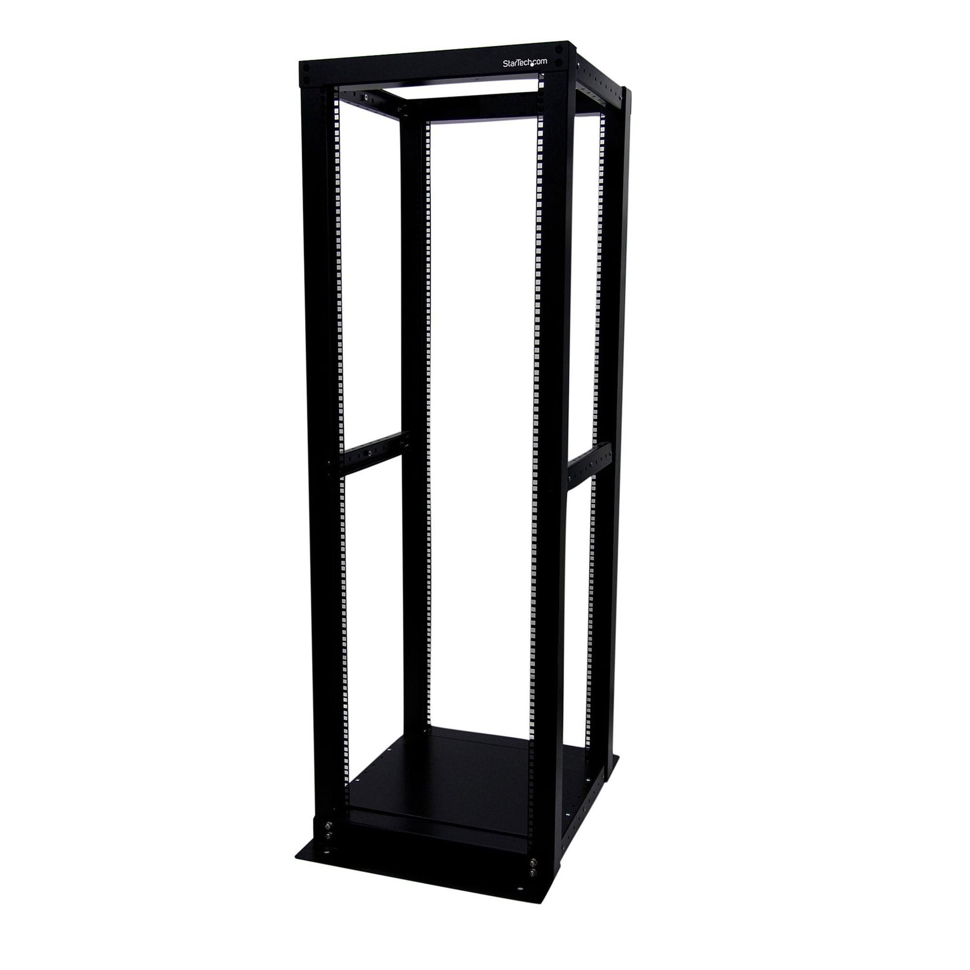 StarTech.com 36U Adjustable 4 Post Server Equipment Open Frame Rack Cabinet - ONE CLICK SUPPLIES