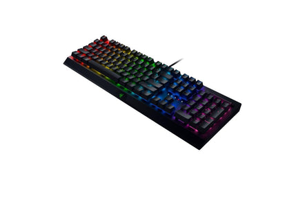 Razer BlackWidow V3 Green Switch USB QWERTY UK English Layout Keyboard Black - ONE CLICK SUPPLIES