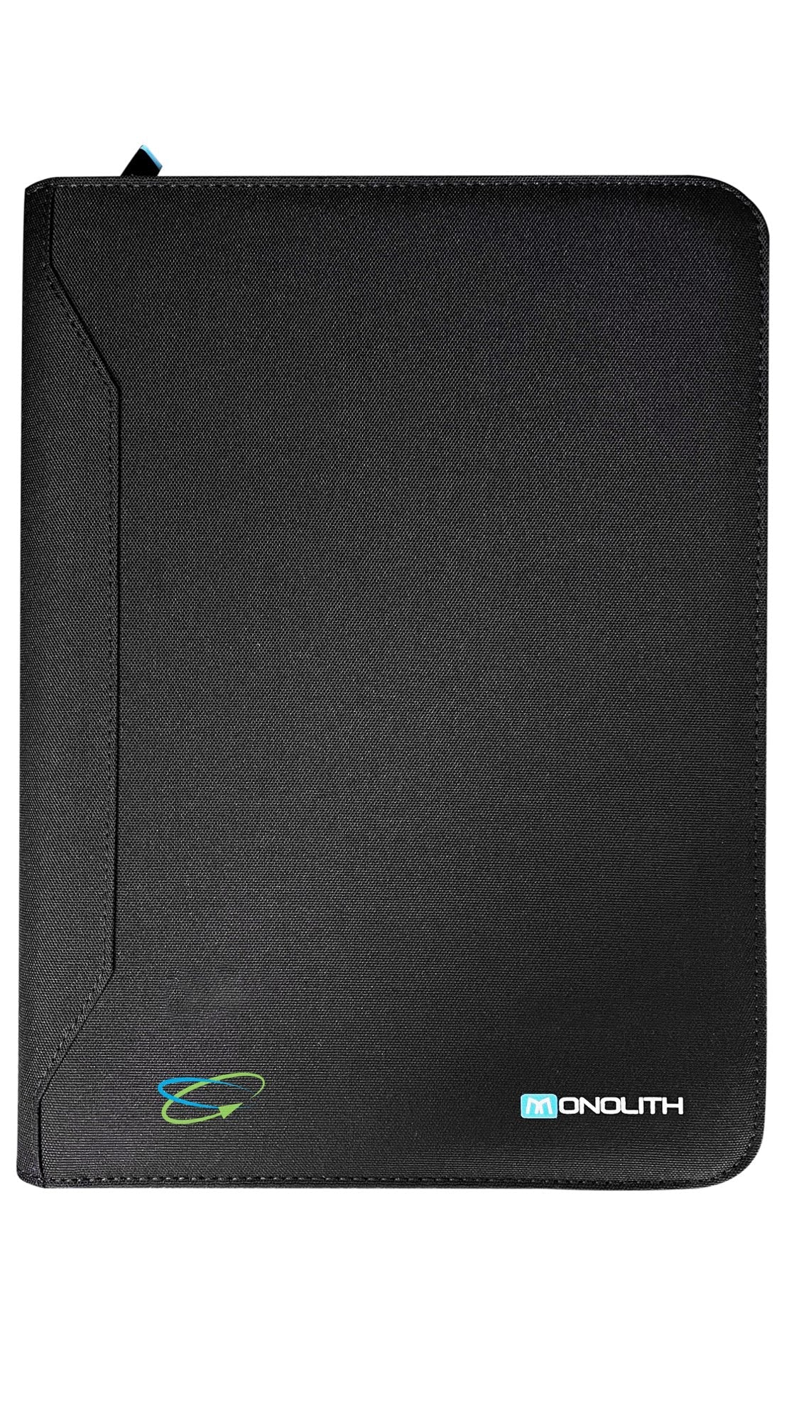 Monolith Blueline Zipped with Ringbinder Meeting and Conference Folder A4 Black 3352 - ONE CLICK SUPPLIES