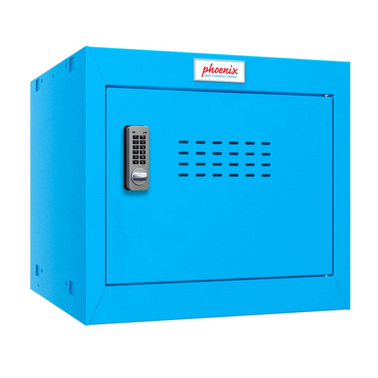 Phoenix CL Series Size 1 Cube Locker in Blue with Electronic Lock CL0344BBE - ONE CLICK SUPPLIES