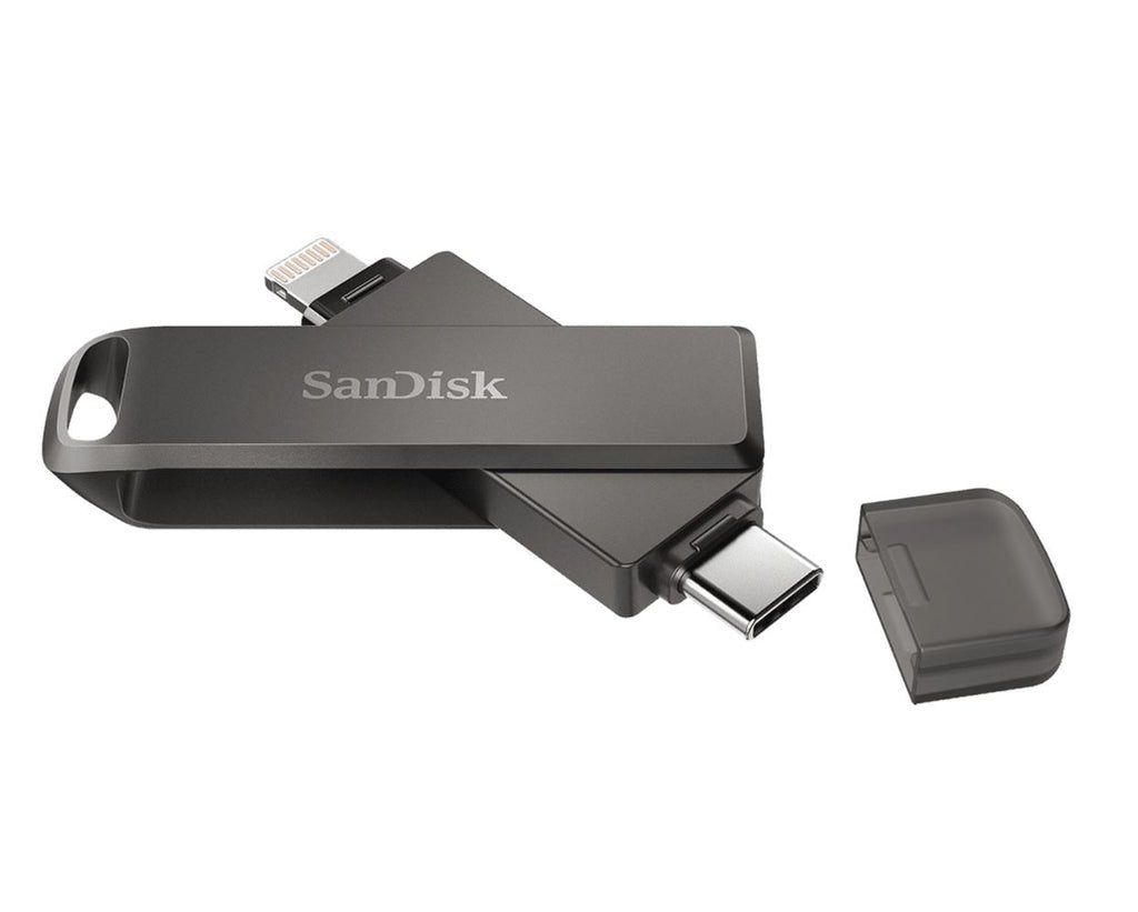 SanDisk 256GB iXpand USB-C Lightning Flash Drive - ONE CLICK SUPPLIES