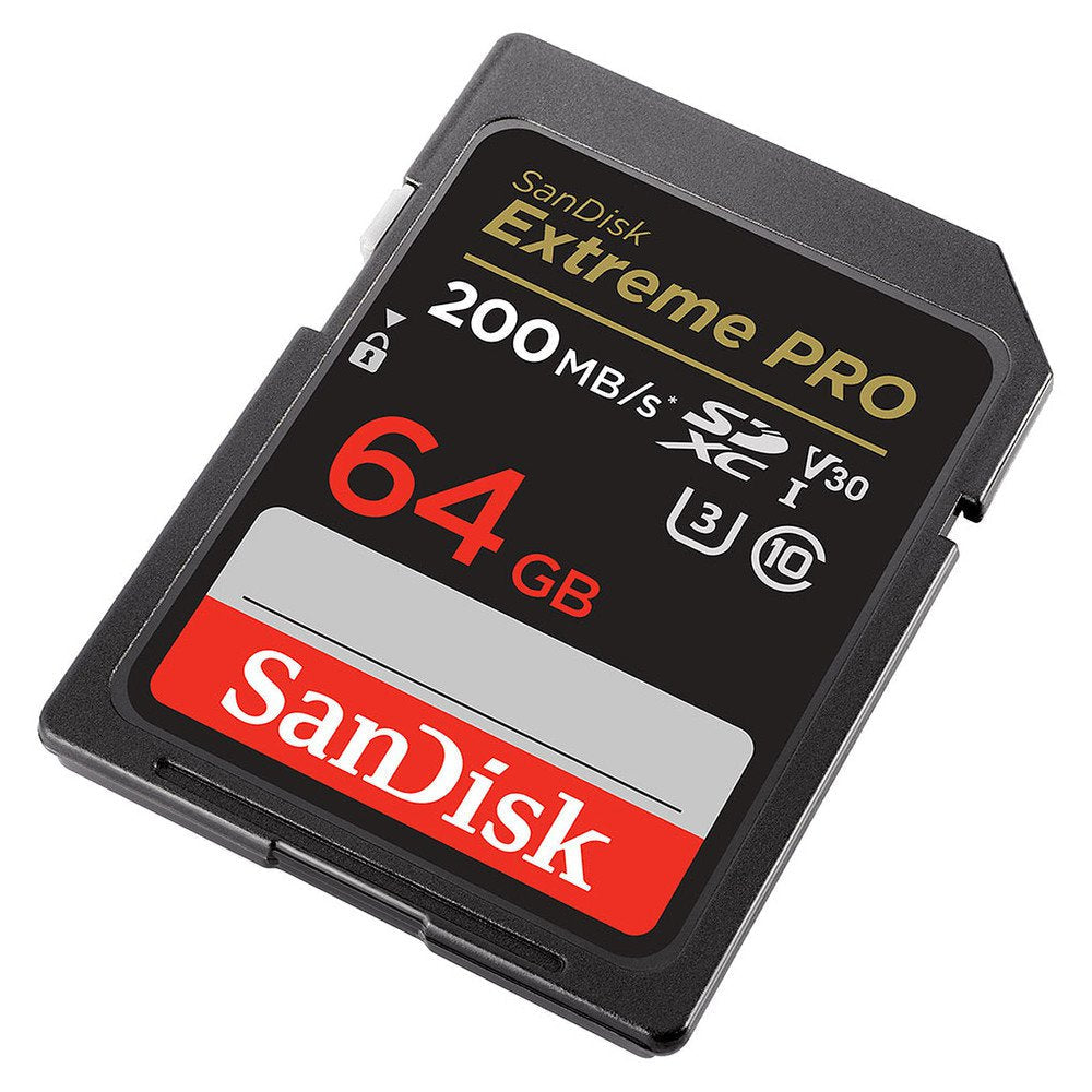 SanDisk Extreme PRO 64GB SDXC Class 10 SD Card - ONE CLICK SUPPLIES