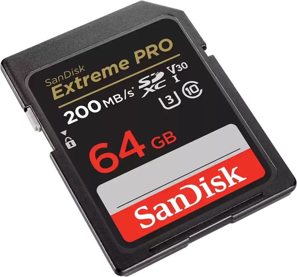 SanDisk Extreme PRO 64GB SDXC Class 10 SD Card - ONE CLICK SUPPLIES