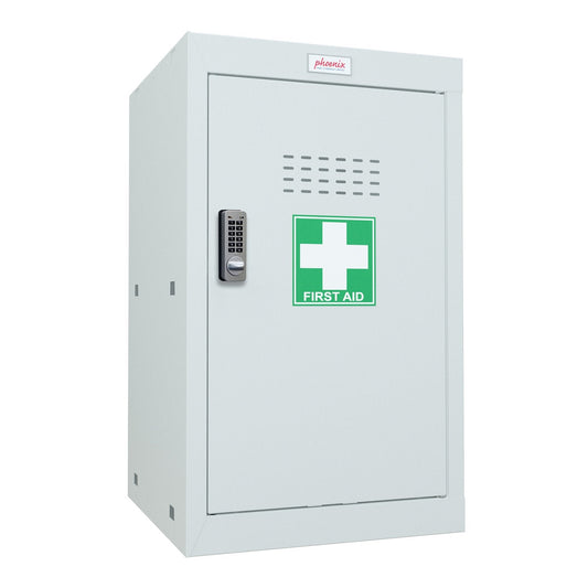 Phoenix MC Series Size 3 Cube Locker in Light Grey with Electronic Lock MC0644GGE - ONE CLICK SUPPLIES