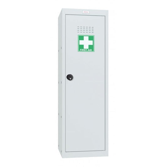 Phoenix MC Series Size 4 Cube Locker in Light Grey with Combination Lock MC1244GGC - ONE CLICK SUPPLIES