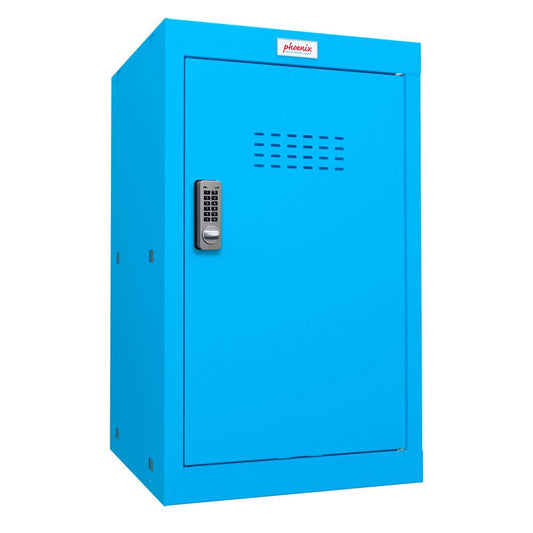 Phoenix CL Series Size 3 Cube Locker in Blue with Electronic Lock CL0644BBE - ONE CLICK SUPPLIES