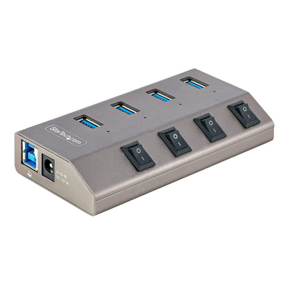 StarTech.com 4-Port Self-Powered USB-C Hub 4x BC 1.2 - ONE CLICK SUPPLIES