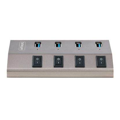 StarTech.com 4-Port Self-Powered USB-C Hub 4x BC 1.2 - ONE CLICK SUPPLIES