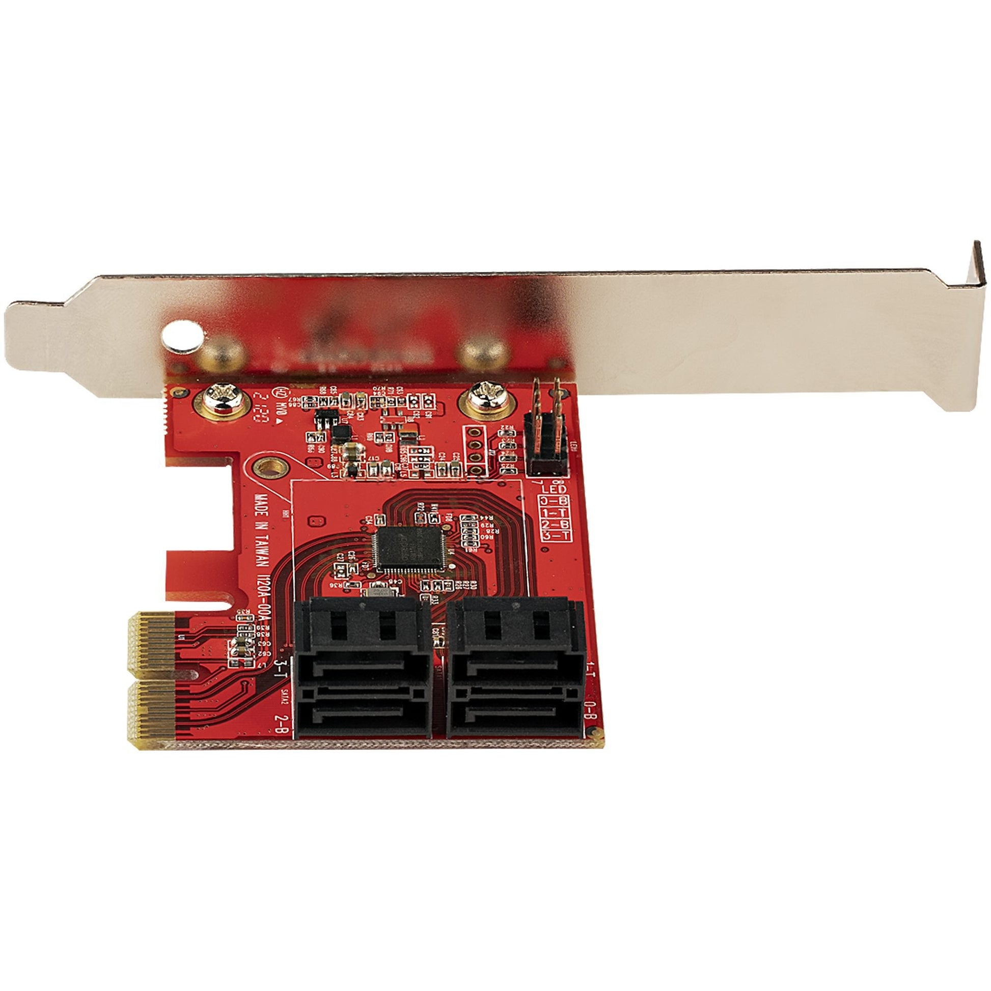 StarTech.com SATA PCIe Card 4 Ports 6Gbps Non RAID - ONE CLICK SUPPLIES