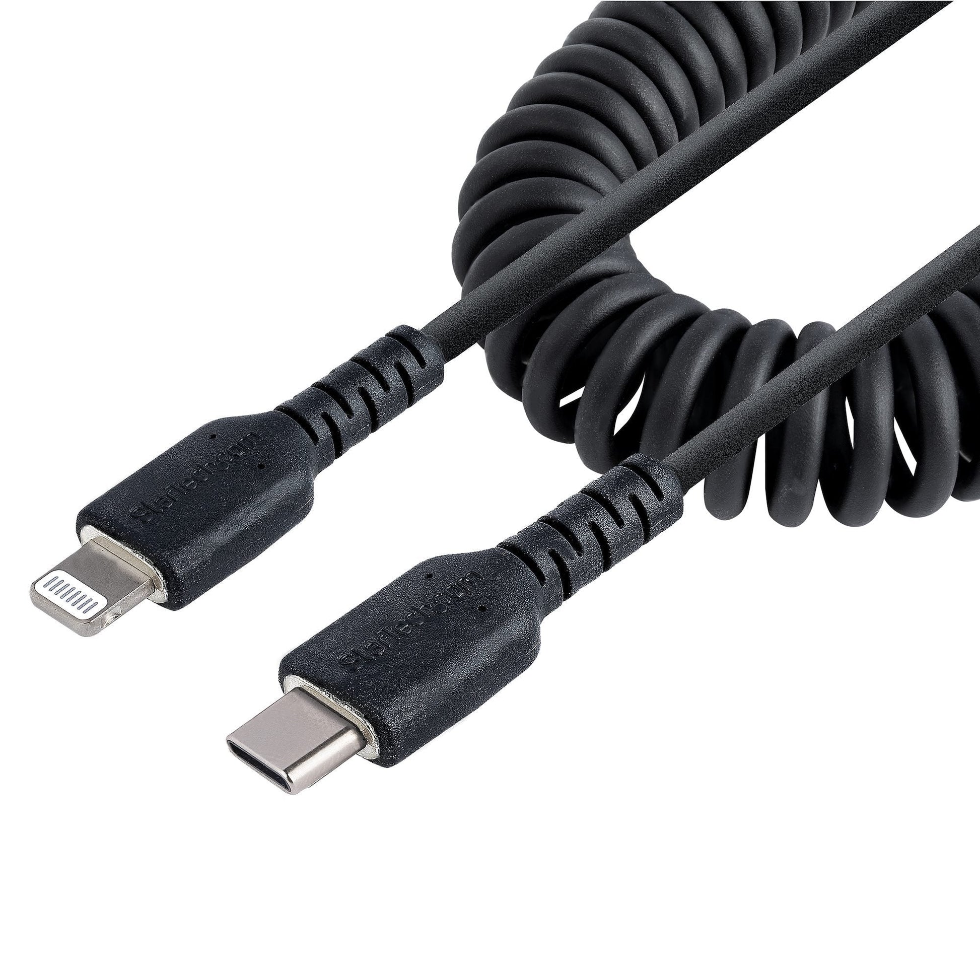 StarTech.com USB C To Lightning Cable 1m 3ft Coiled - ONE CLICK SUPPLIES