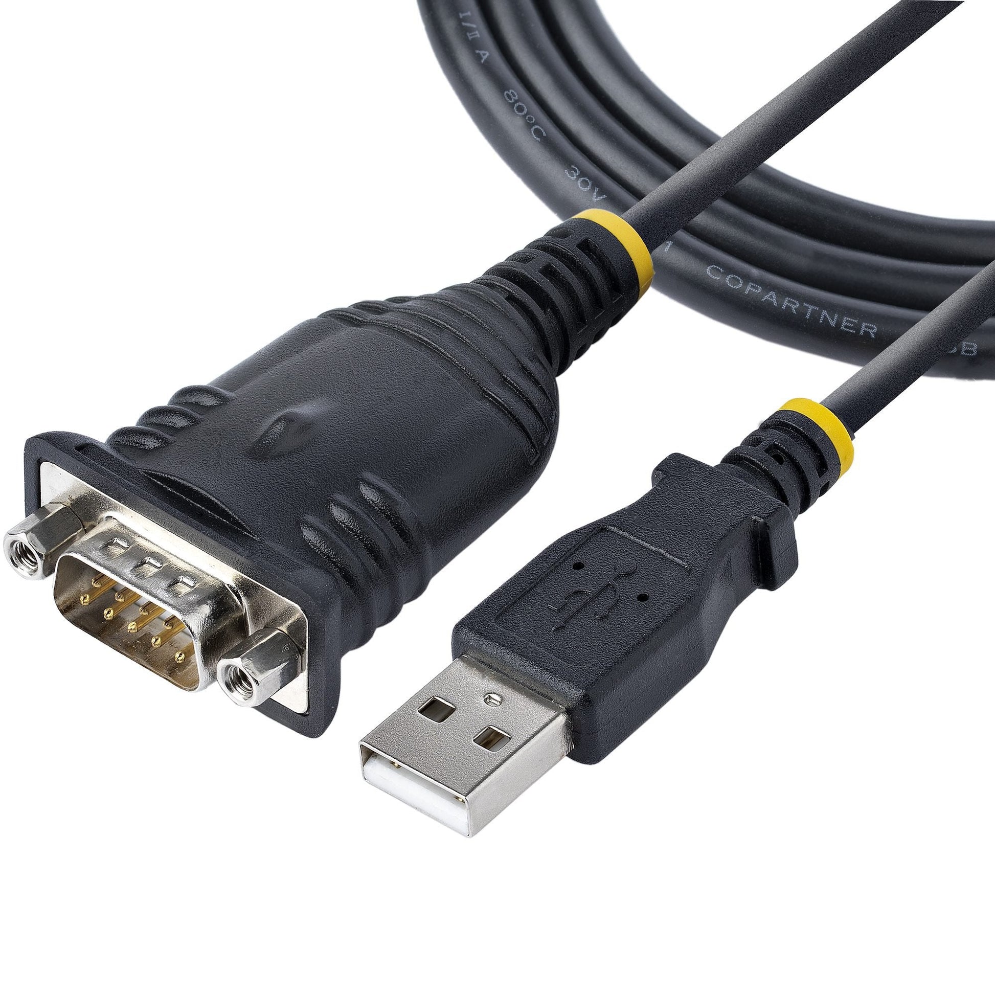 StarTech.com 3ft USB To Serial Cable RS232 to USB Adapter - ONE CLICK SUPPLIES