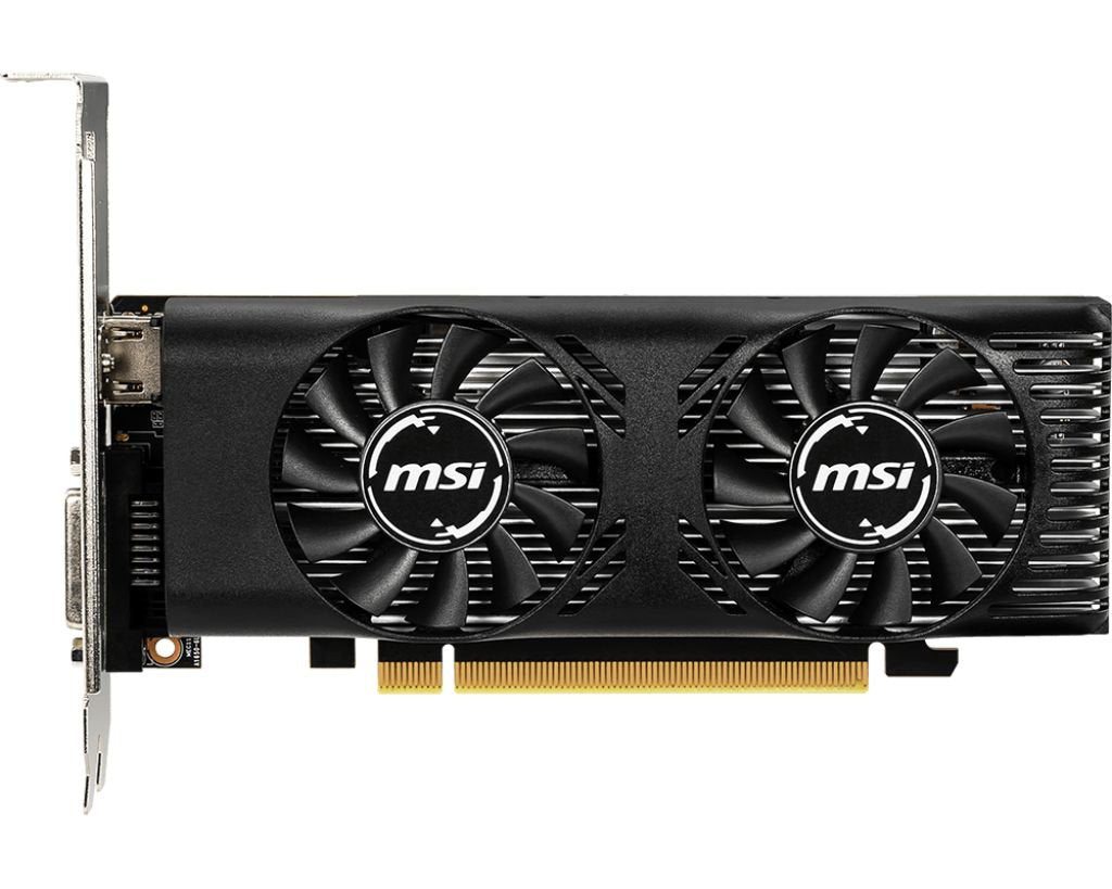 MSI GeForce GTX 1650 4GT LP OC NVIDIA 4GB GDDR5 Graphics Card - ONE CLICK SUPPLIES