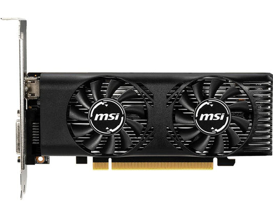 MSI GeForce GTX 1650 4GT LP OC NVIDIA 4GB GDDR5 Graphics Card - ONE CLICK SUPPLIES