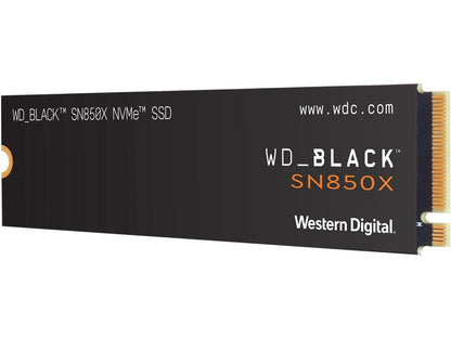 Western Digital Black SN850X 2TB M.2 PCI Express 4.0 NVMe Internal Solid State Drive - ONE CLICK SUPPLIES