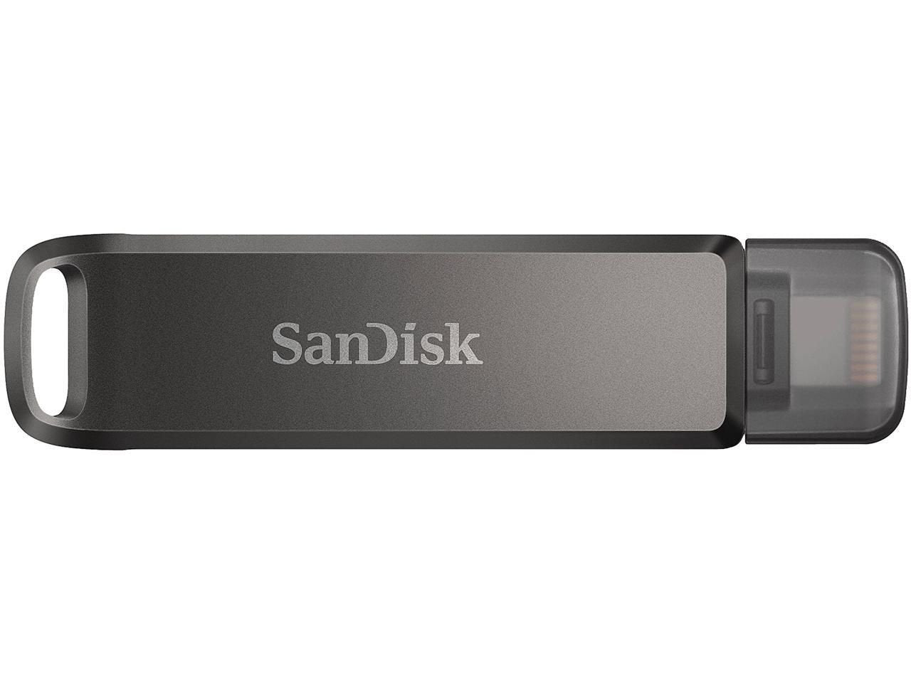 SanDisk iXpand Lux Duo 128GB USB C Lightning Flash Drive - ONE CLICK SUPPLIES