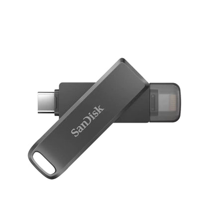 SanDisk iXpand Lux Duo 128GB USB C Lightning Flash Drive - ONE CLICK SUPPLIES