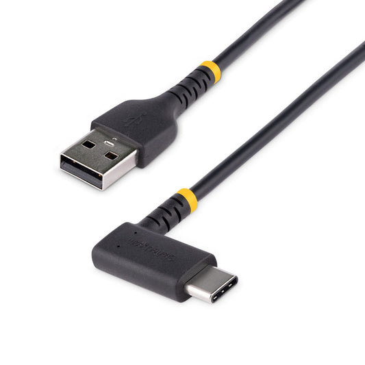 StarTech.com 15cm USB A to Right Angle USB C Heavy Duty Fast Charging Cable - ONE CLICK SUPPLIES