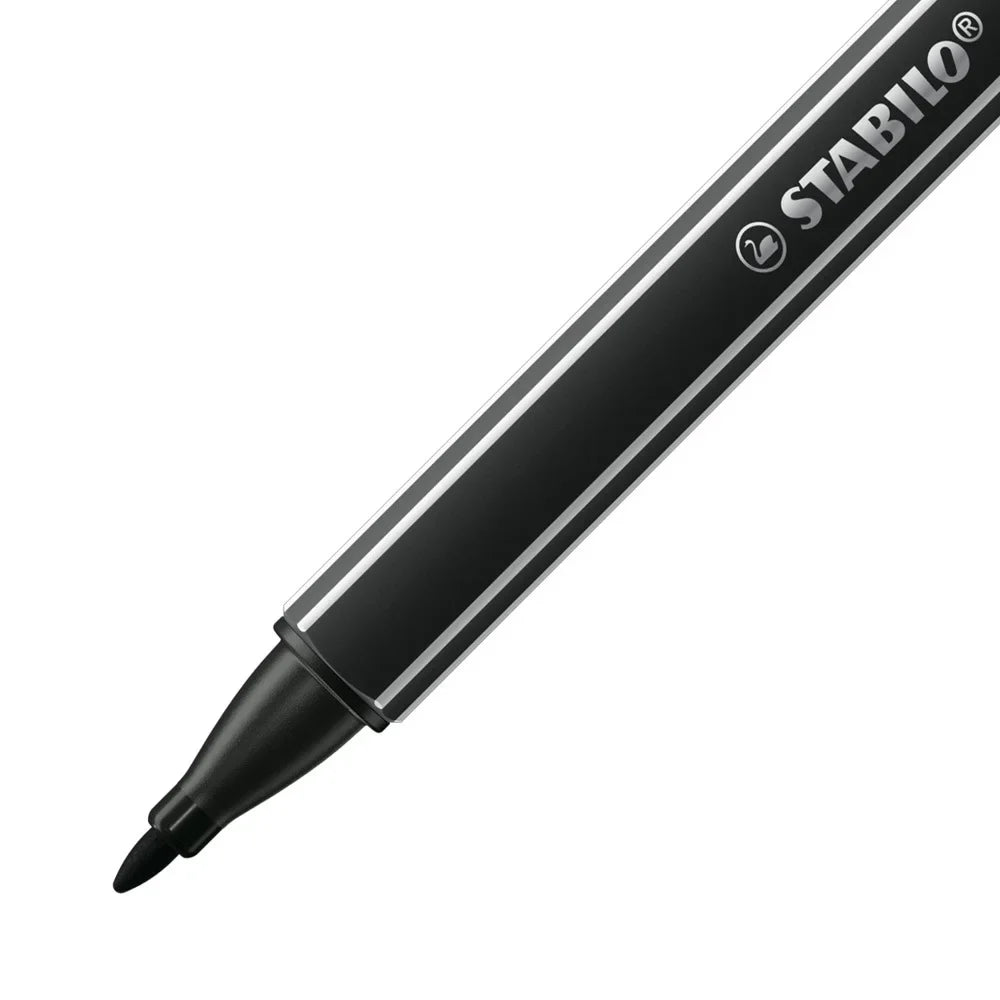 STABILO pointMax Nylon Tip Writing pen 0.4mm Line Black (Pack 10) 488/46 - ONE CLICK SUPPLIES