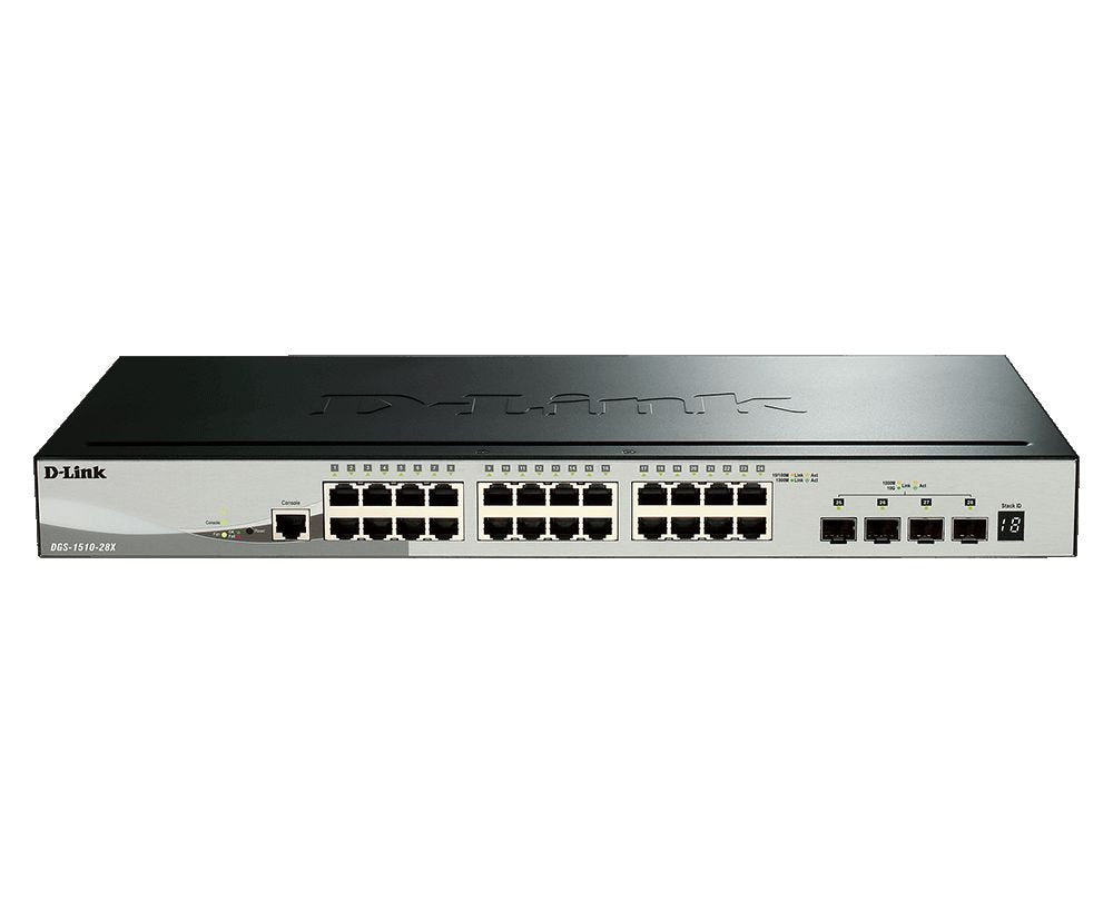 D-Link DGS-1510 Managed L3 Gigabit Ethernet Network Switch - ONE CLICK SUPPLIES