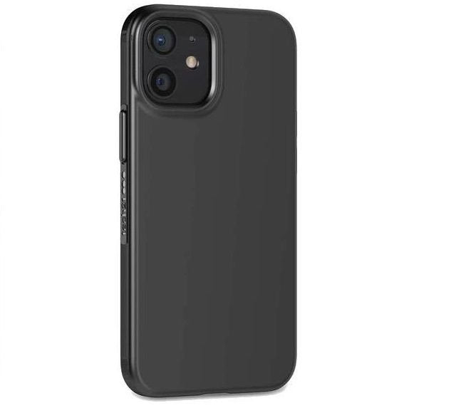 Tech 21 Studio Colour Charcoal Black Apple iPhone 12 Mini Mobile Phone Case - ONE CLICK SUPPLIES