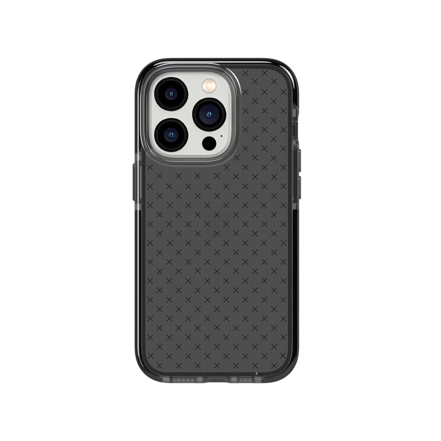 Tech 21 Evo Check Smokey Black Apple iPhone 14 Pro Mobile Phone Case - ONE CLICK SUPPLIES