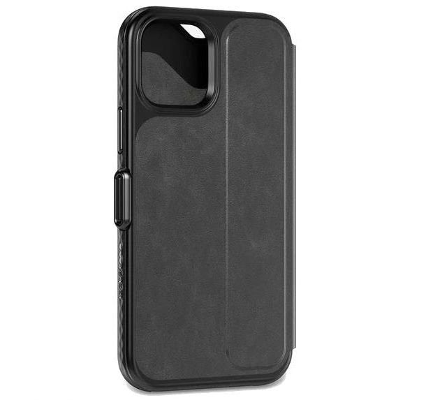 Tech 21 Evo Wallet Smokey Black Apple iPhone 12 and 12 Pro Mobile Phone Case - ONE CLICK SUPPLIES