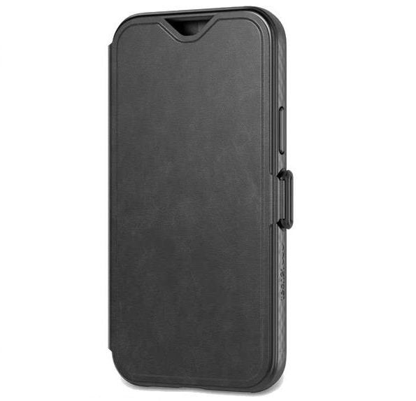 Tech 21 Evo Wallet Smokey Black Apple iPhone 12 and 12 Pro Mobile Phone Case - ONE CLICK SUPPLIES